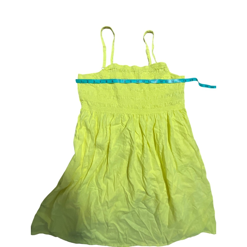 Universal Thread Yellow Dress Women's  Smocked Casual Summer - Picture 7 of 9